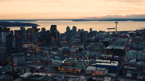 seattle skyline cinematic look architecture south lake union