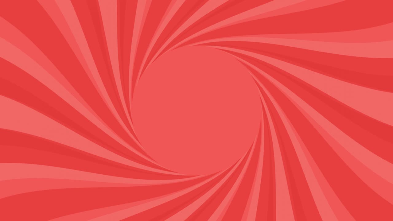 파동하고 회전하는 빨간색 농도 선과 효과 배경으로 루프 애니메이션