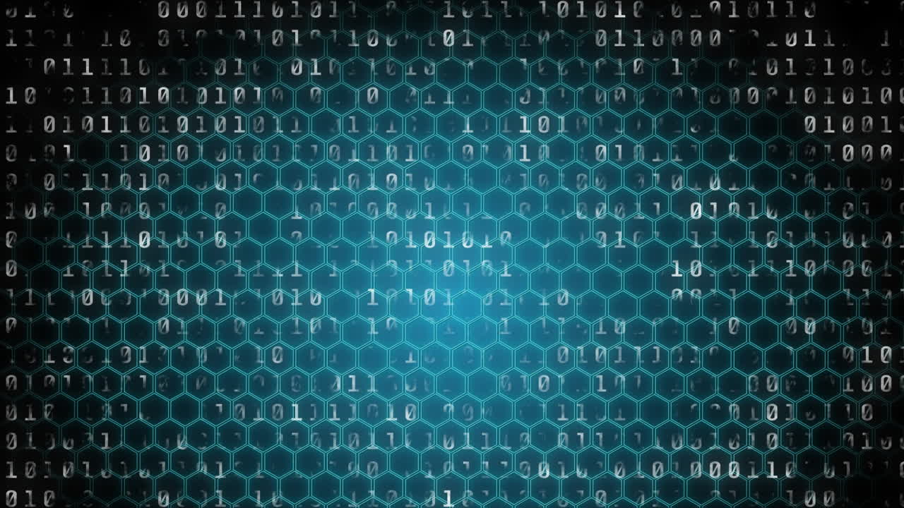 Animation of statistics in blue background