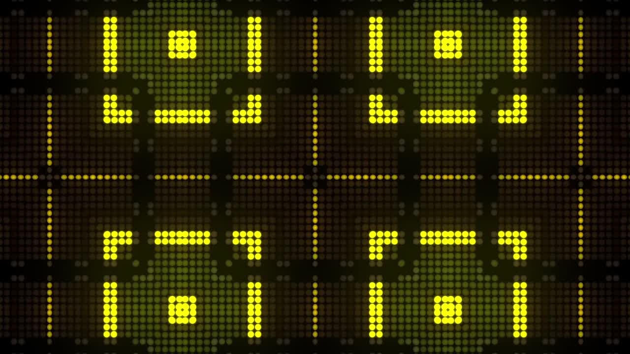 patrones de luz led abstractos