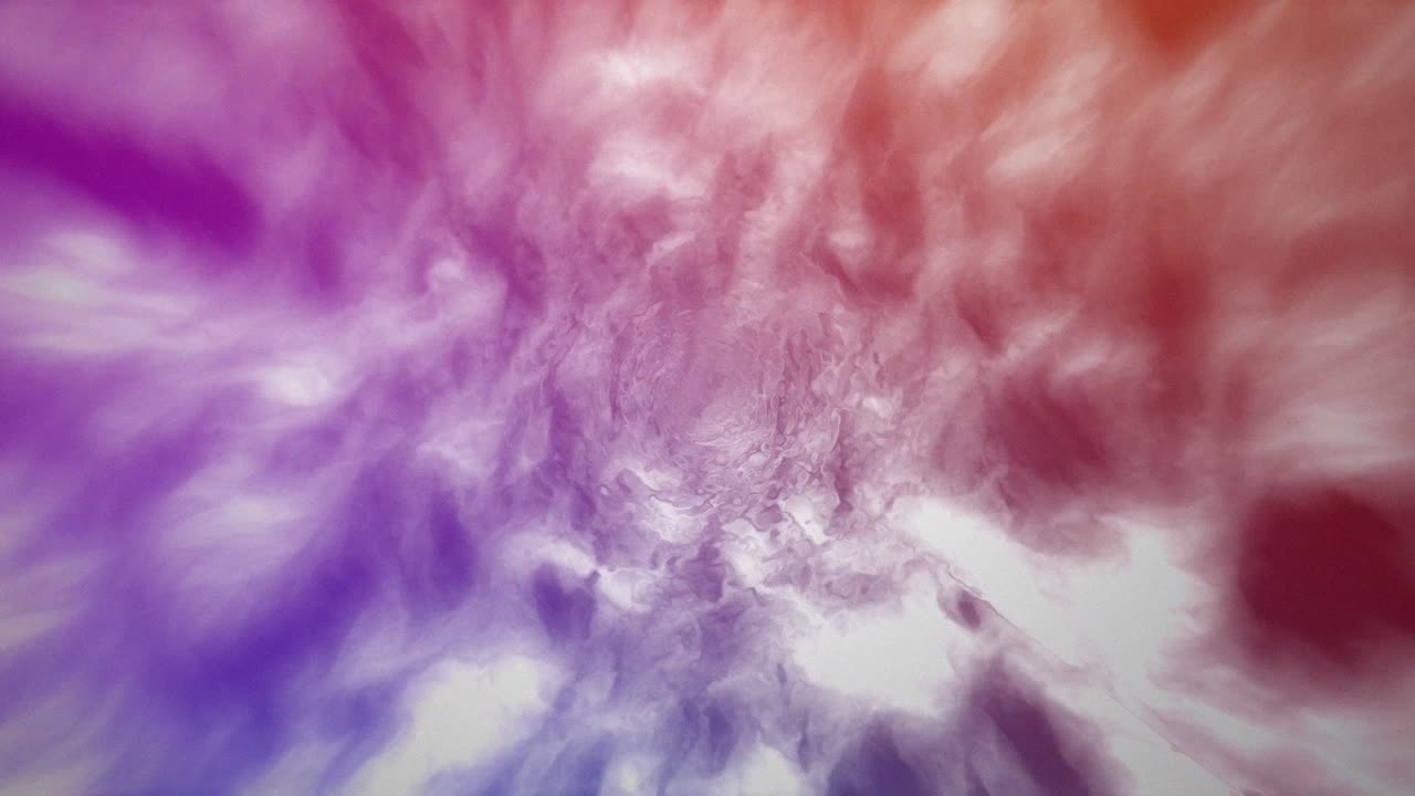 agujero negro arco iris con nubes y rayos de luz