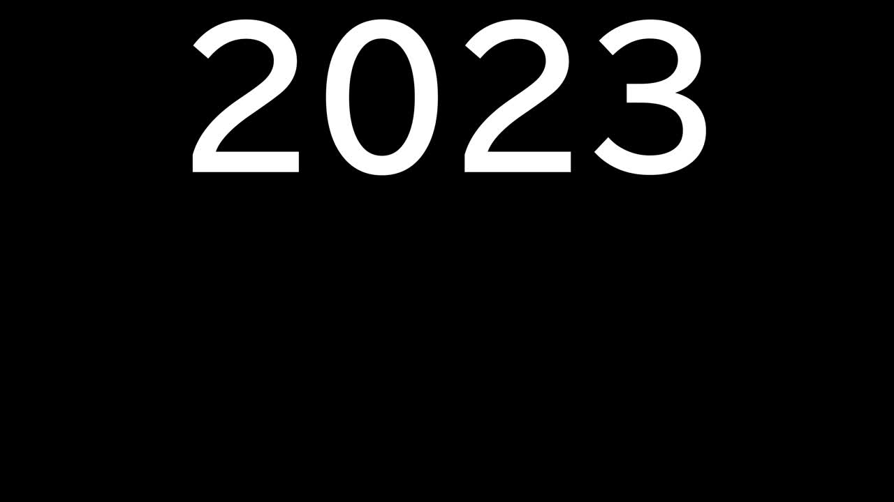 2023 animazione di testo motion graphics