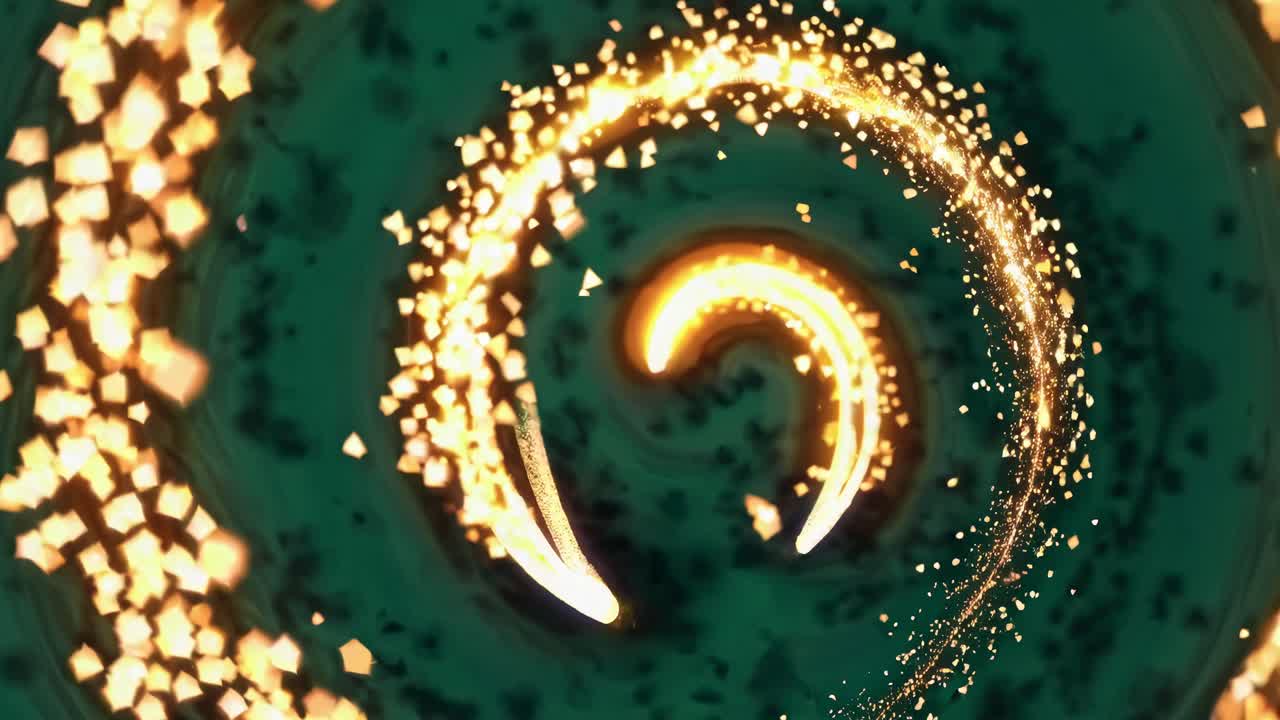 골든 스파일 추상적인 배경