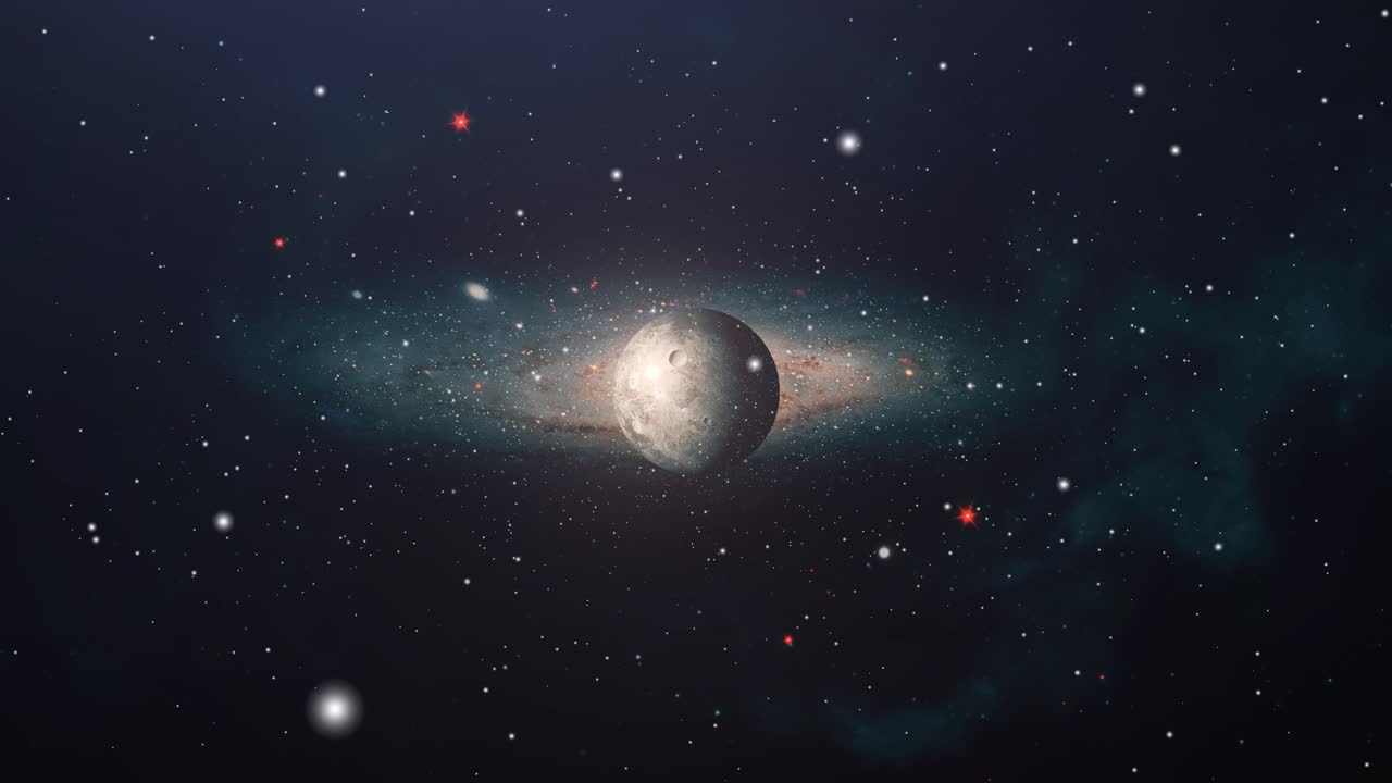 universo, una galaxia de planetas flotantes