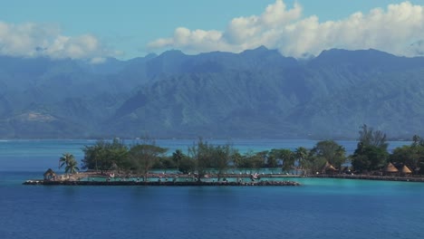 papara mont ronnie orohena taharuu beach taiarapu vairao matiti papara french polynesia south pacific ocean drone aerial barrier coral reef marina tahiti island papeete moorea torquise water static