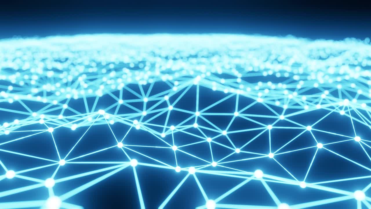 Data move along tube edge of internet connection