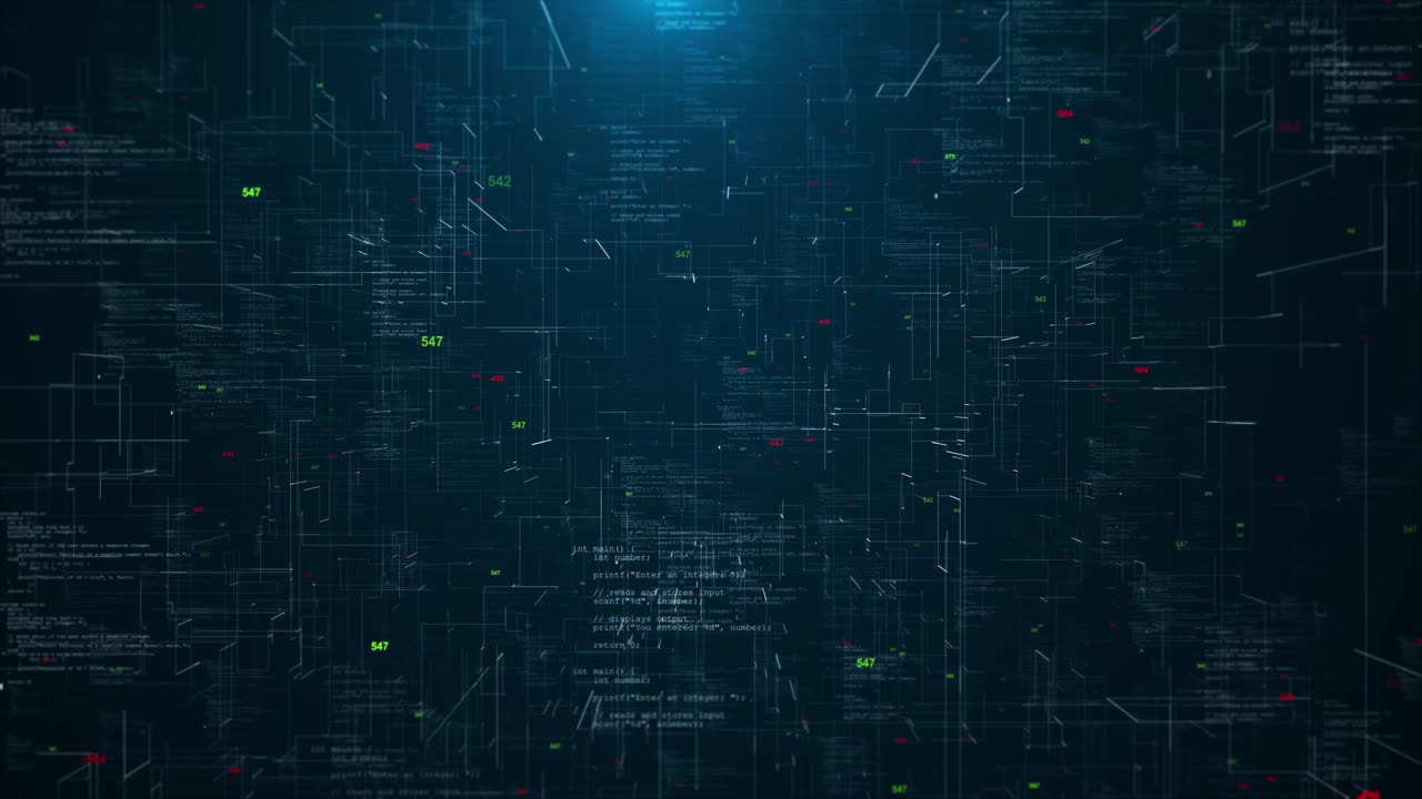Digital cyberspace tunnel lines data flow optical fiber effect digital technology stream super fast