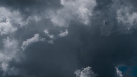 Lapso-De-Tiempo-De-Formación-De-Nubes-De-Lluvia---Nubes-Oscuras-De-Tormenta