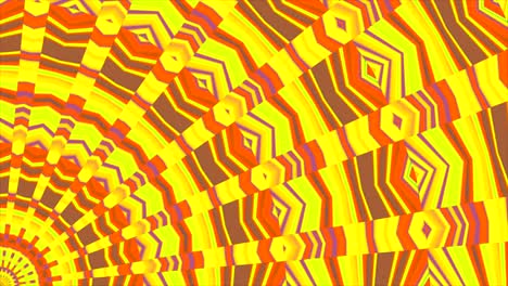 simetría abstracta caleidoscopio como adorno de mandala, fondo de renderización en 3d, generación por computadora
