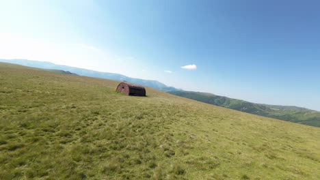 remote mountaintop shelter
