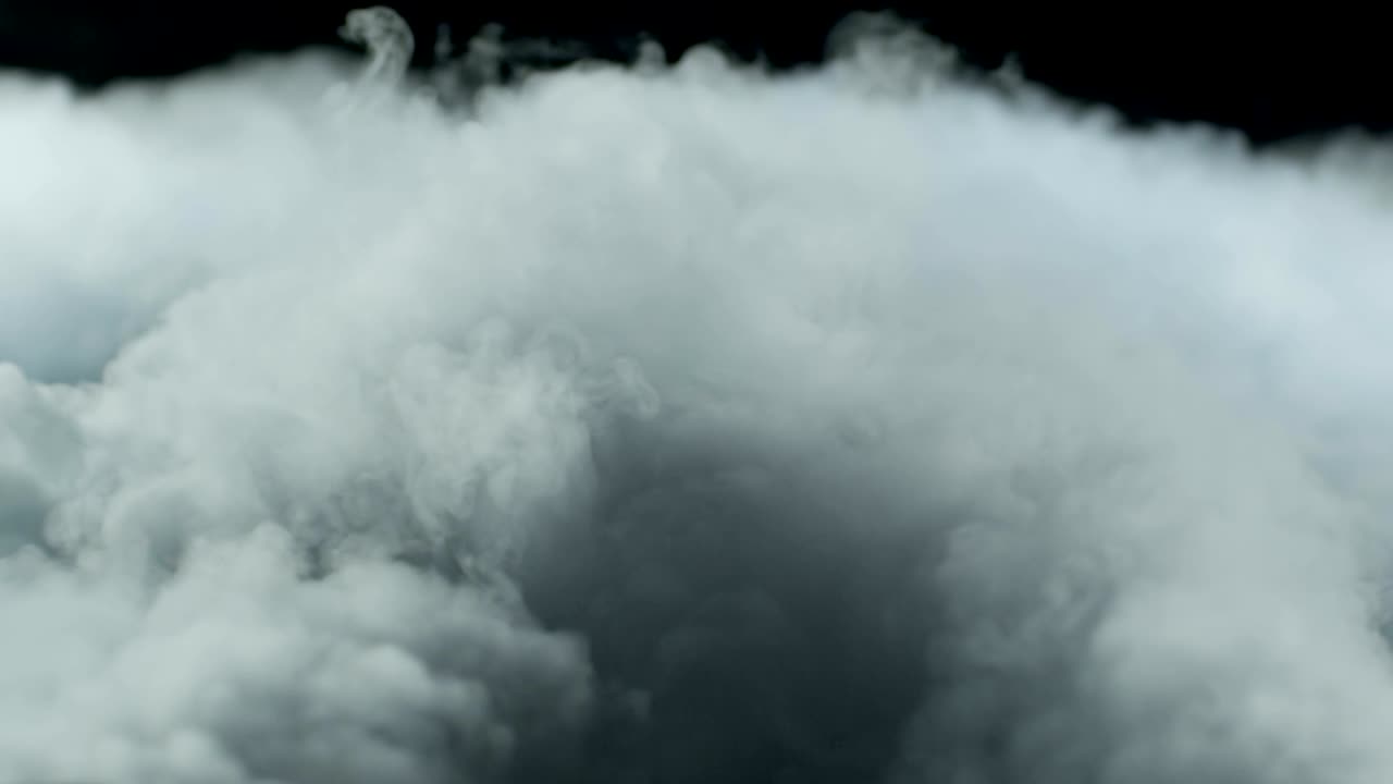 nubes de humo de hielo seco realista