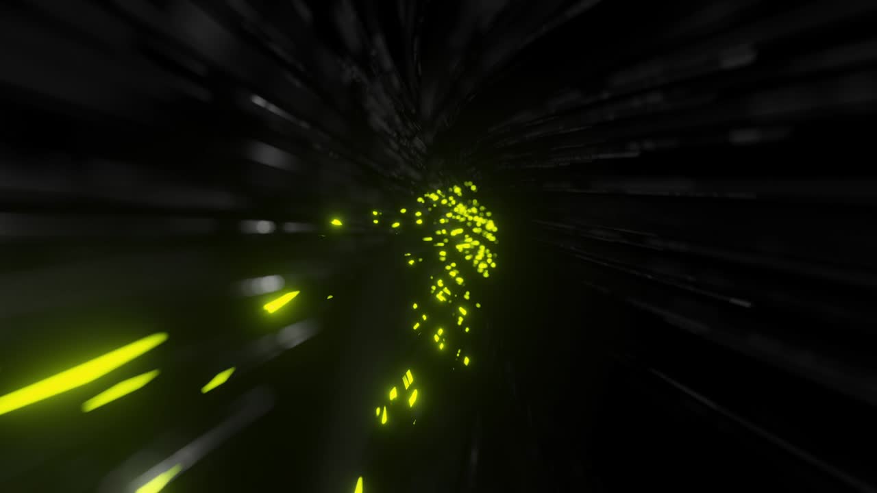 fibra óptica animación de la distribución de la señal de luz de un diodo.