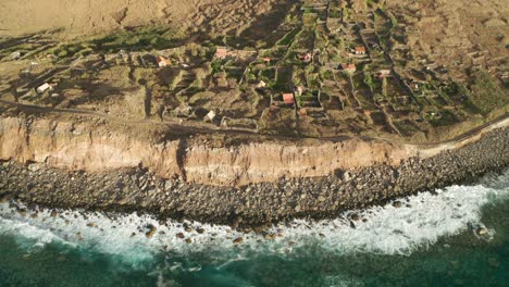 historic farmland on unique and isolated location with steep cliffs, madeira
