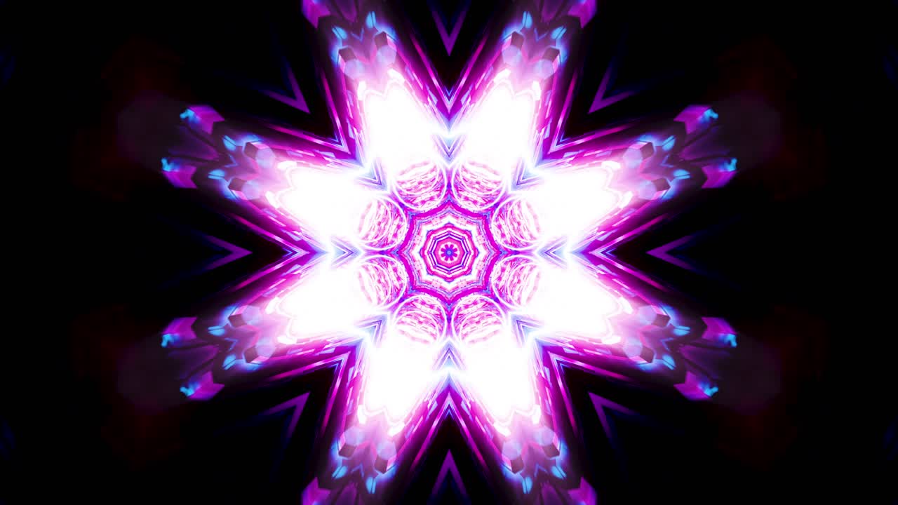 volare all'interno di un tunnel blu con un bagliore rosso. animazione a loop infinito.