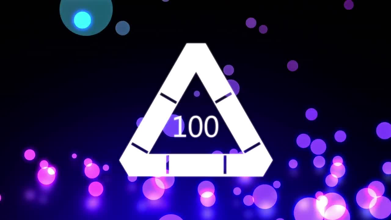 가 ⁇ 운 지구가 떨어지는 어두운 배경에 있는 로딩 삼각형