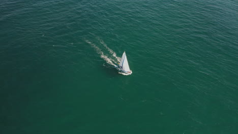 sailing boat in the ocean