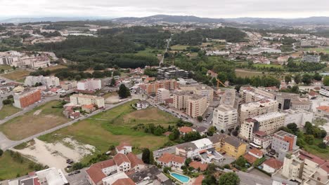 aerial view of a city in portugal
