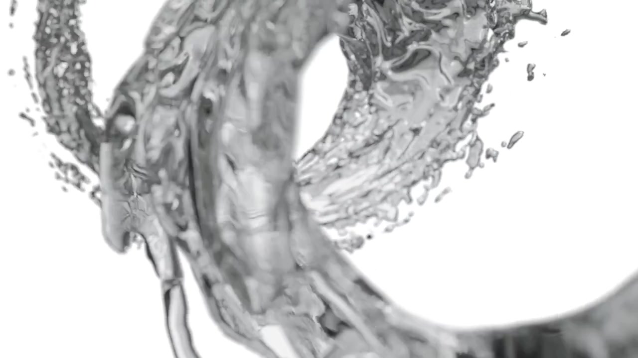 Abstracto Splash de água