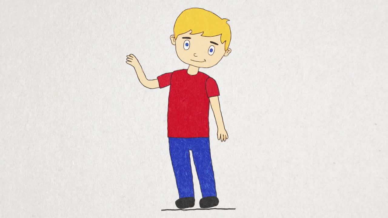 duas crianças a desenhar