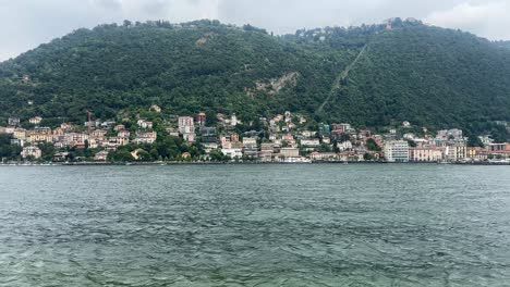 italy lake como overcast cloudy day italian lombardy
