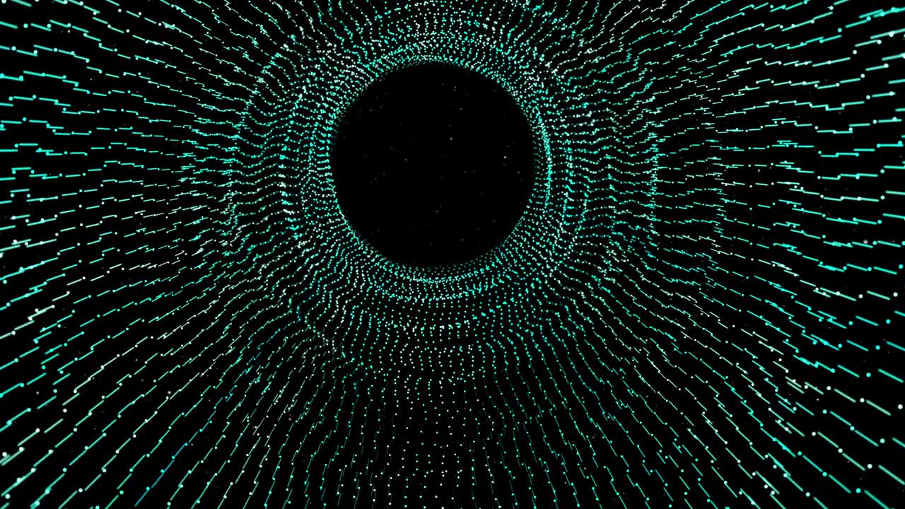 3D abstract tunnel. Background Futuristic Tunnel