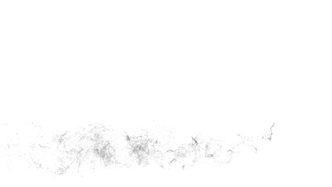 ⁇ 색 바탕에 검은색 연기가