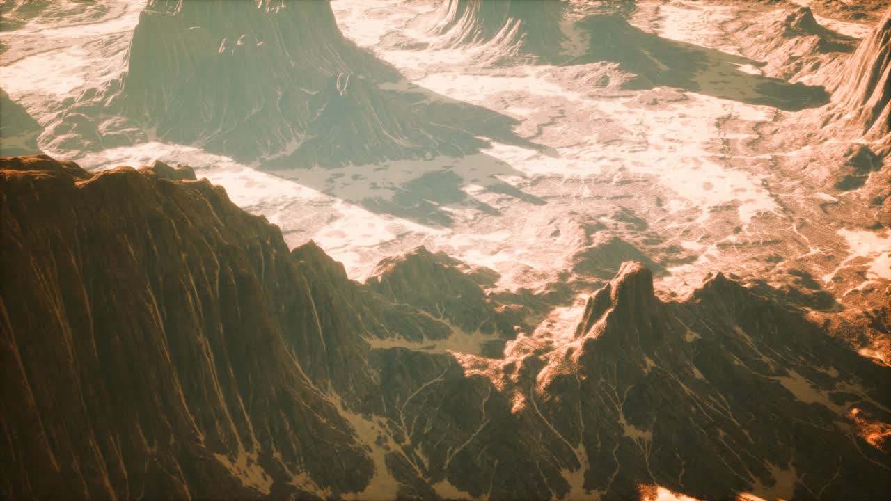 레드 록스 협곡 의 공중 드론  ⁇