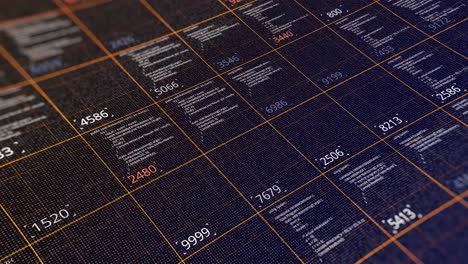 abstract computer code display