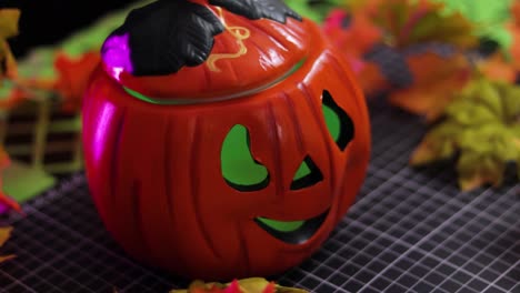 Decoraciones-Para-Halloween,-Calabazas-Fantasmales