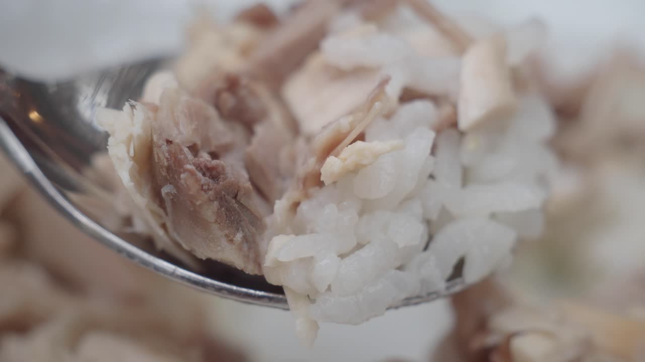 plato de pollo y arroz