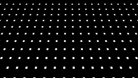 graphic pattern in black and white that tilts up and moves.