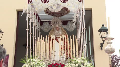 religious procession of the virgin mary