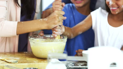 making a mess while making something yummy