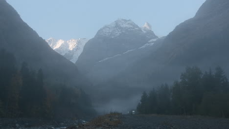 misty mountain valley