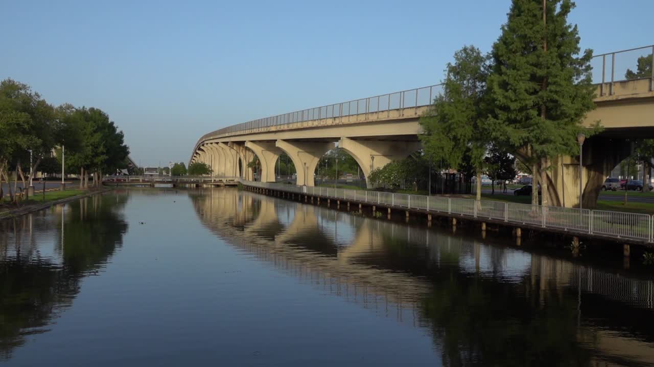 Beautiful design of double bridge in Houma Louisiana