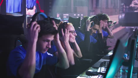 esports tournament with professional gamers