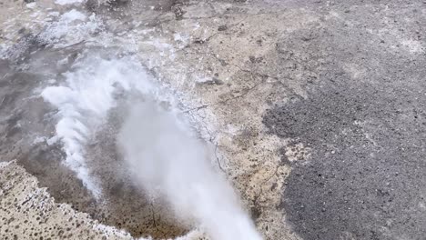 hcfc type fire extinguisher was sprayed on the cement cast floor and caused freezing to occur