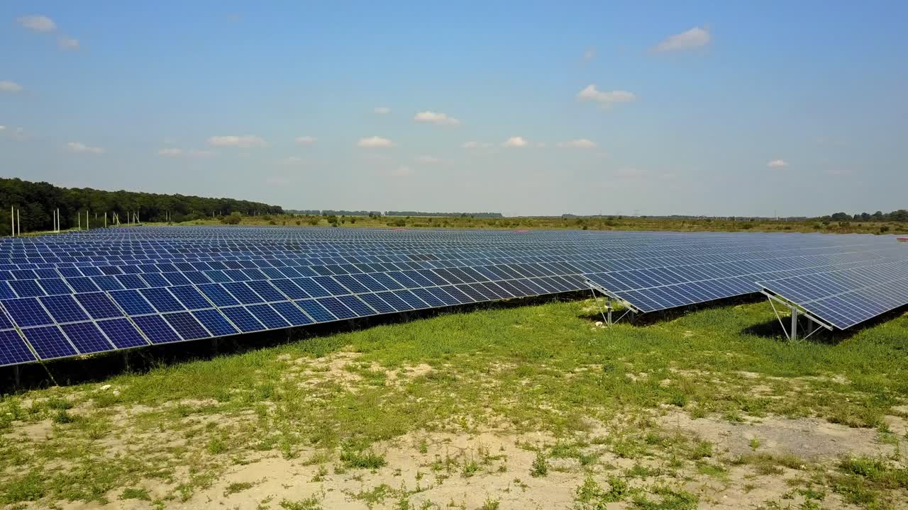 Solar Battery On Meadow. Solar battery panel on the green meadow