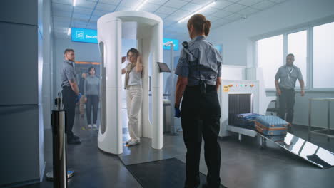 control de seguridad del aeropuerto
