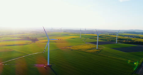 Wind-Turbines-In-Beautiful-Countryside