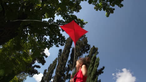 park picnic with kite