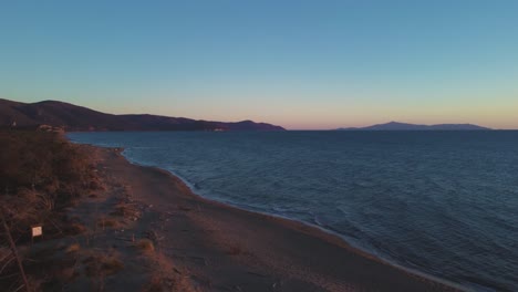 Noche-En-El-Parque-Nacional-Maremma-En-Toscana,-Italia