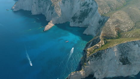 aerial view of navagio beach, greece