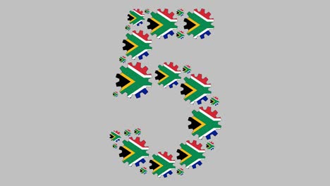 south african number five