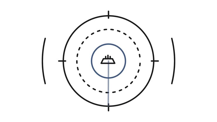 Animated Radar Screen Scanning Motion Graphic