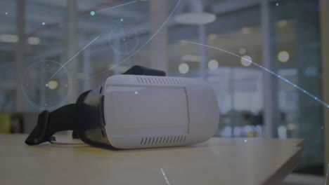 Animation-of-network-of-connections-over-vr-headset