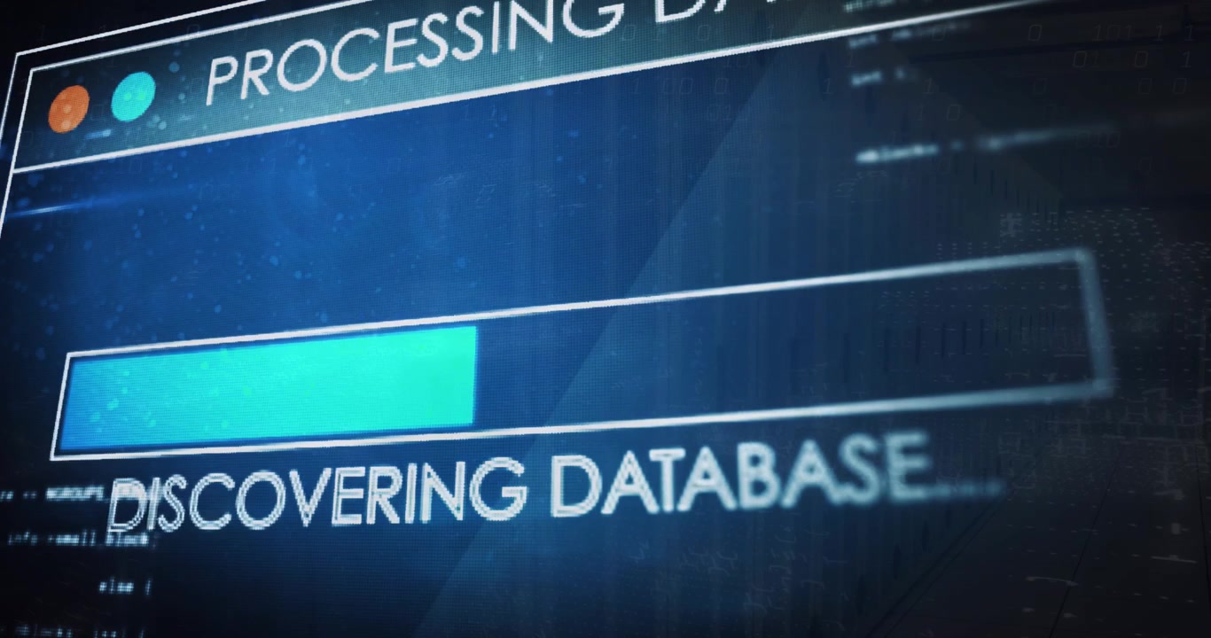 Animation of text and data processing over computer servers