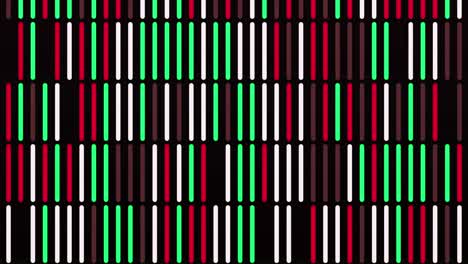 vertical lines with colorful pixels