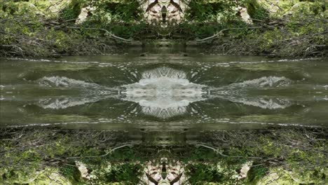 caleidoscopio de tomas de la naturaleza, wissahickon creek