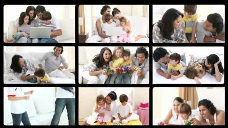 animación de stock que presenta el concepto de la paternidad